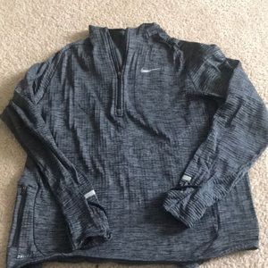 Gray Nike 1/4 Zip